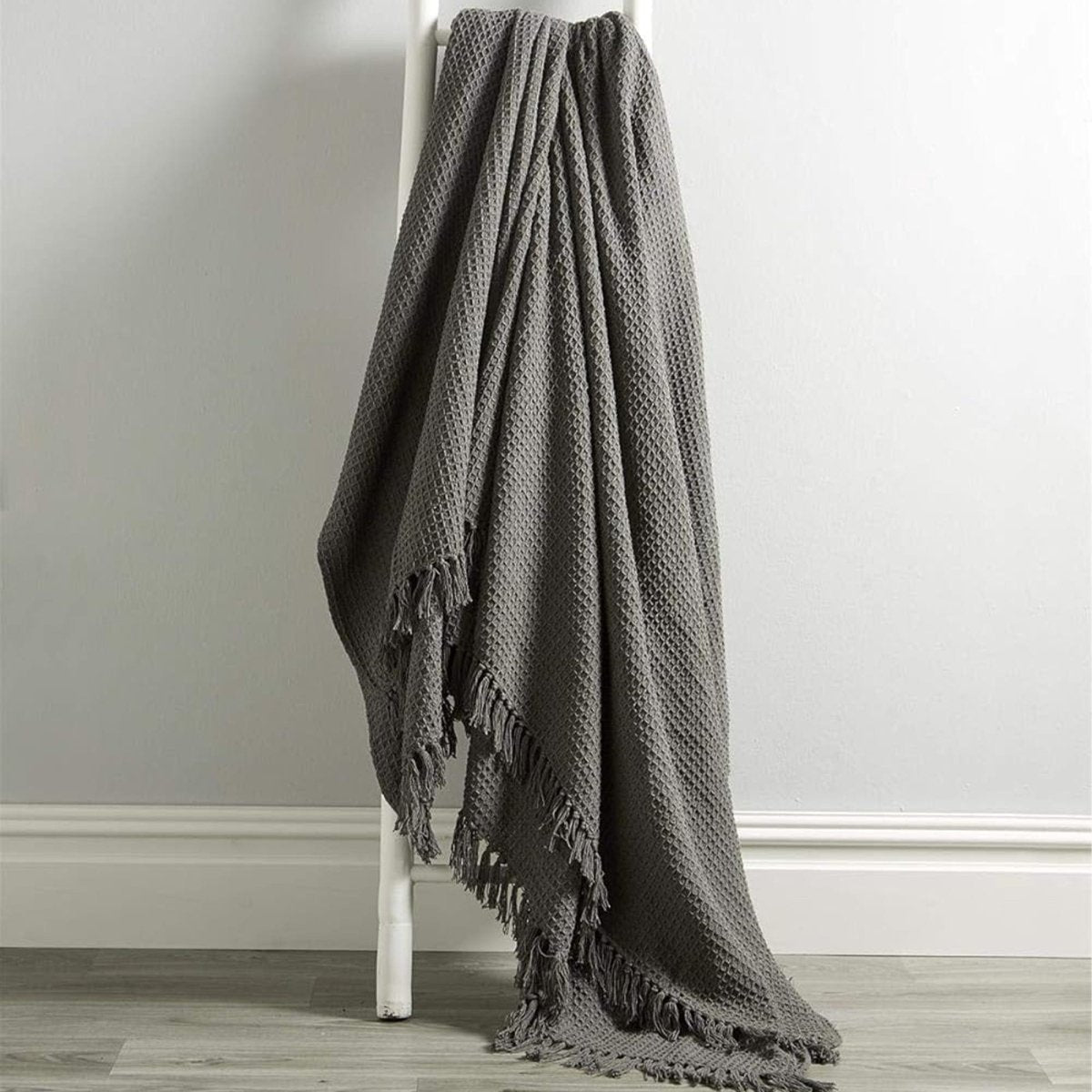 OLIVIA ROCCO Cotton Throw Super Soft Lightweight Eco Friendly Recycled Cotton For Sofa - Joe’s Haven