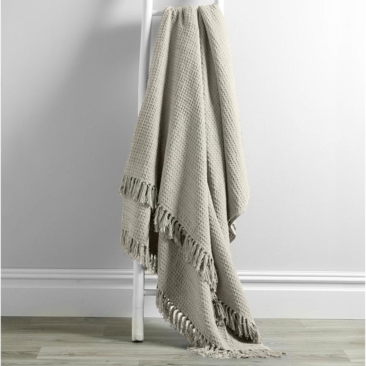 OLIVIA ROCCO Cotton Throw Super Soft Lightweight Eco Friendly Recycled Cotton For Sofa - Joe’s Haven