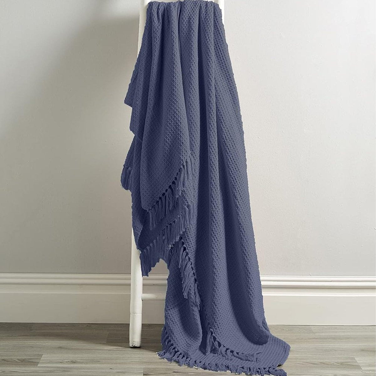 OLIVIA ROCCO Cotton Throw Super Soft Lightweight Eco Friendly Recycled Cotton For Sofa - Joe’s Haven