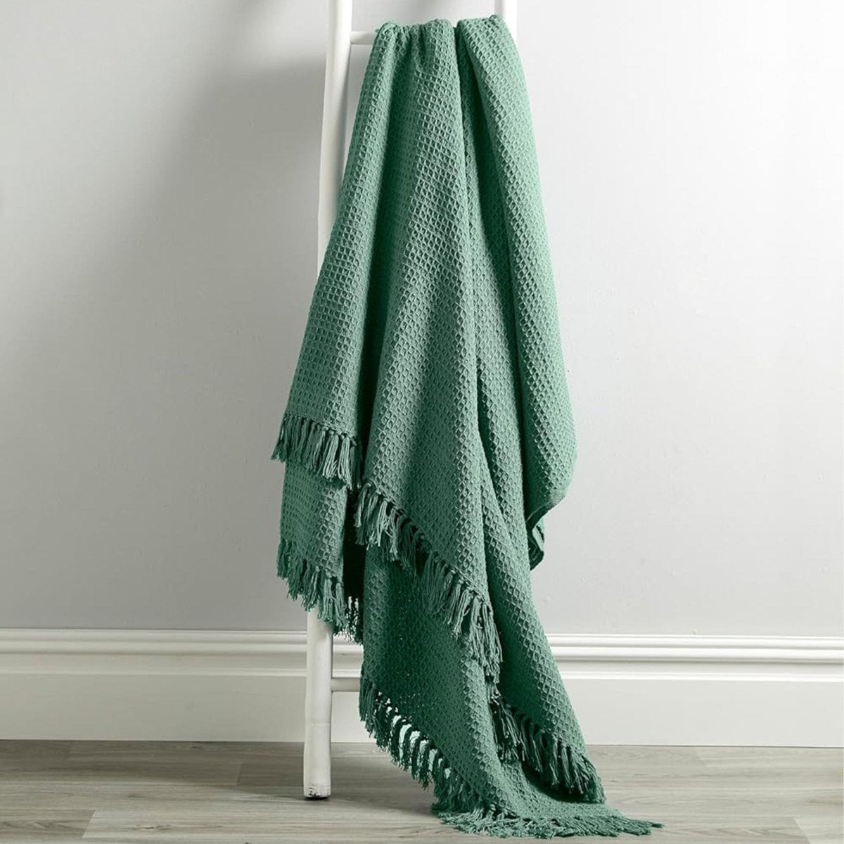 OLIVIA ROCCO Cotton Throw Super Soft Lightweight Eco Friendly Recycled Cotton For Sofa - Joe’s Haven