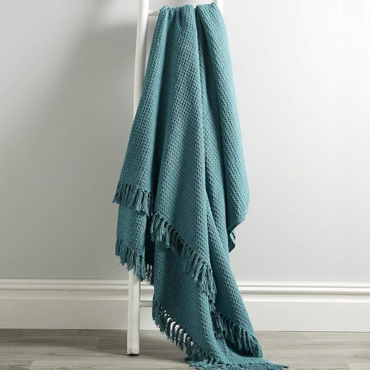 OLIVIA ROCCO Cotton Throw Super Soft Lightweight Eco Friendly Recycled Cotton For Sofa - Joe’s Haven