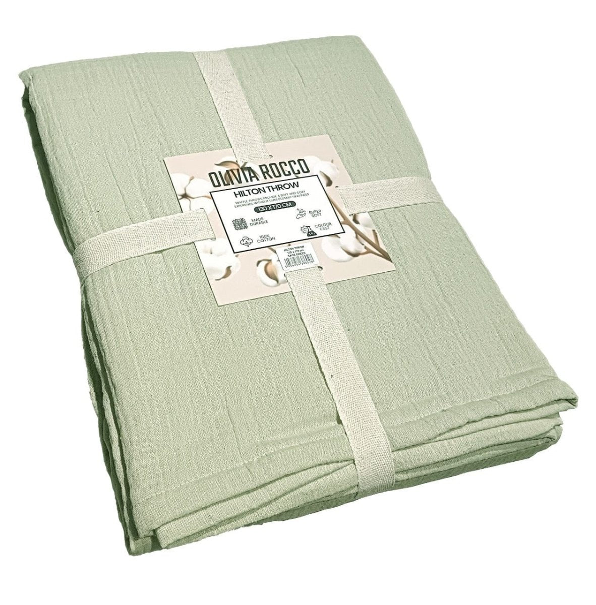 OLIVIA ROCCO Hilton Throw Blanket Reversible Quilted Design Lightweight For Sofa And Bed - Joe’s Haven