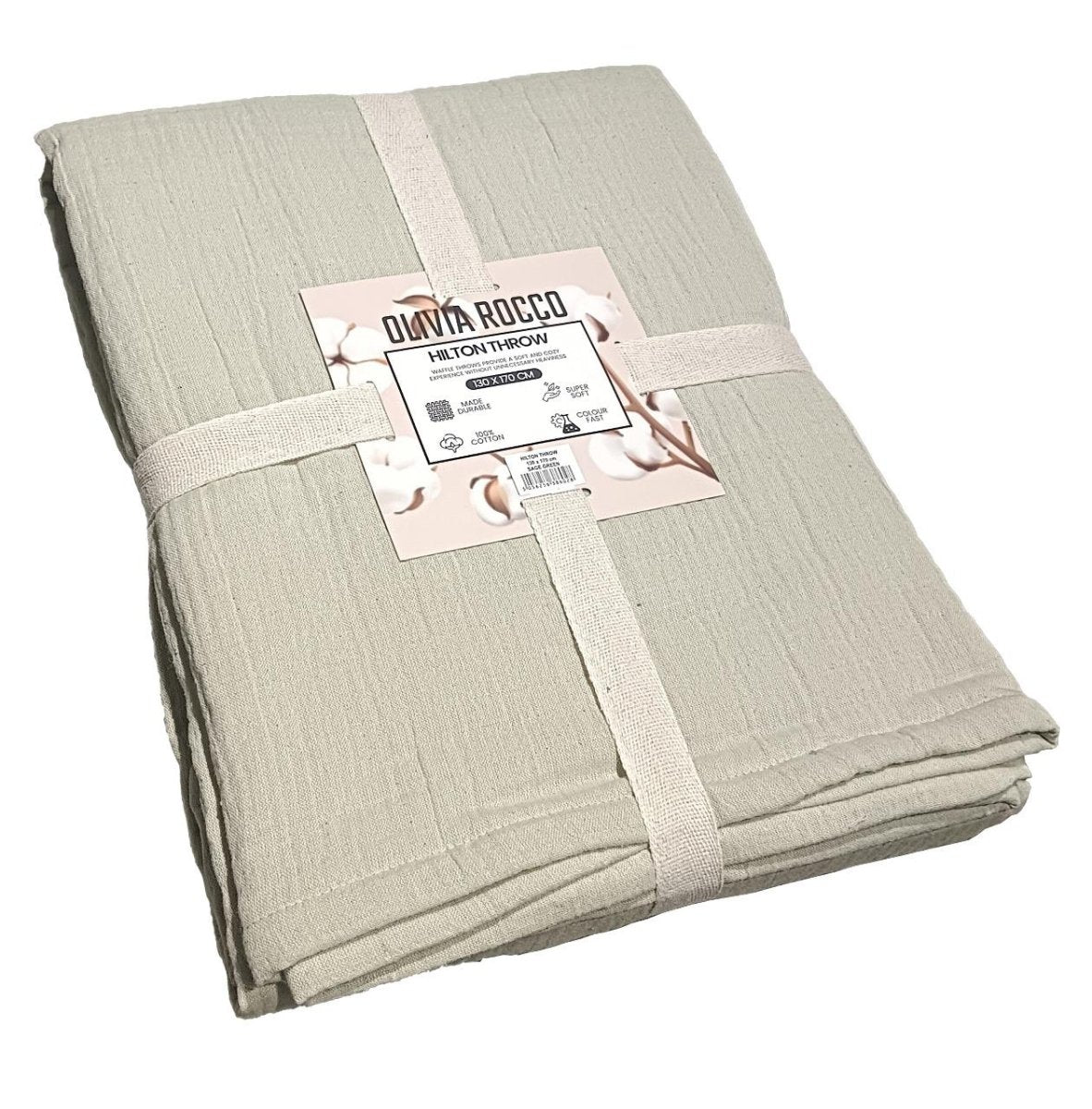 OLIVIA ROCCO Hilton Throw Blanket Reversible Quilted Design Lightweight For Sofa And Bed - Joe’s Haven