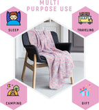 OLIVIA ROCCO Rainbow Teddy Fleece Throw For Kids 130 X 180 Cm Large Soft Blanket For Beds - Joe’s Haven