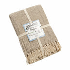 OLIVIA ROCCO Tangier Recycled Cotton Throw Blanket With Decorative Tassels Lightweight - Joe’s Haven