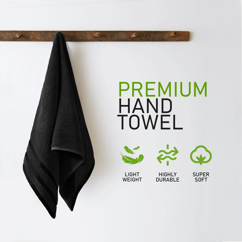 OLIVIA ROCCO Towels Belmont Viscose Stripe Black 100% Cotton Hotel Quality Bath Towels - Joe’s Haven