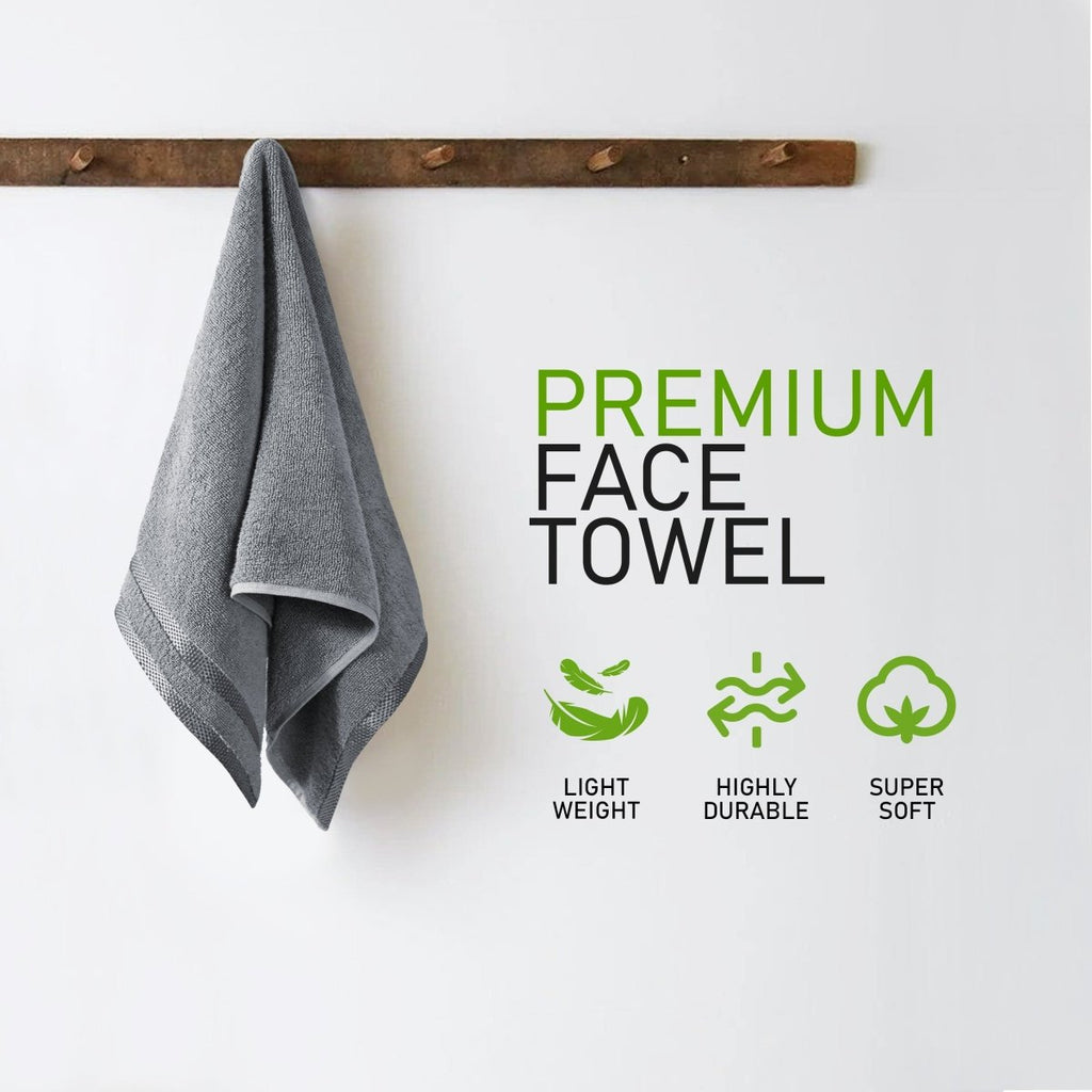 OLIVIA ROCCO Belmont Viscose Stripe Silver Towels 100% Cotton Quality Super Absorbent - Joe’s Haven