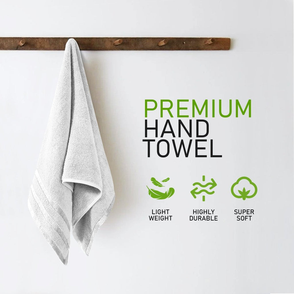 OLIVIA ROCCO Belmont Viscose Stripe White Towels 100% Cotton Hotel Quality Bath Towels - Joe’s Haven