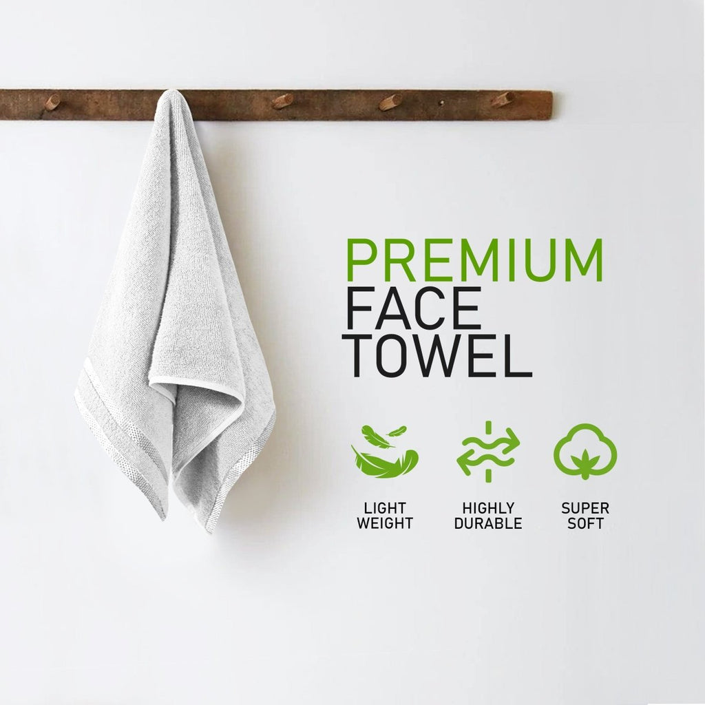 OLIVIA ROCCO Belmont Viscose Stripe White Towels 100% Cotton Hotel Quality Bath Towels - Joe’s Haven