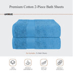OLIVIA ROCCO Rhodes Towel Aqua 100% Cotton Hotel Quality Soft Super Absorbent Hand Towels - Joe’s Haven