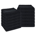 OLIVIA ROCCO Rhodes Towel Black 100% Cotton Hotel Quality Super Absorbent Hand Towels - Joe’s Haven