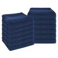 OLIVIA ROCCO Rhodes Towel Royal Blue 100% Cotton Hotel Quality Soft Super Absorbent Hand - Joe’s Haven