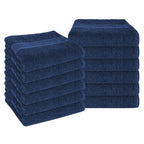 OLIVIA ROCCO Rhodes Towel Royal Blue 100% Cotton Hotel Quality Soft Super Absorbent Hand - Joe’s Haven