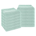 OLIVIA ROCCO Rhodes Towel Seafoam 100% Cotton Hotel Quality Soft Super Absorbent Hand - Joe’s Haven