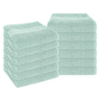 OLIVIA ROCCO Rhodes Towel Seafoam 100% Cotton Hotel Quality Soft Super Absorbent Hand - Joe’s Haven