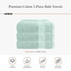 OLIVIA ROCCO Rhodes Towel Seafoam 100% Cotton Hotel Quality Soft Super Absorbent Hand - Joe’s Haven