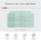 OLIVIA ROCCO Rhodes Towel Seafoam 100% Cotton Hotel Quality Soft Super Absorbent Hand - Joe’s Haven