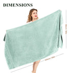 OLIVIA ROCCO Rhodes Towel Seafoam 100% Cotton Hotel Quality Soft Super Absorbent Hand - Joe’s Haven