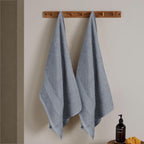 OLIVIA ROCCO Rhodes Towel Silver 100% Cotton Hotel Quality Soft And Ultra Absorbent Hand - Joe’s Haven