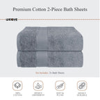 OLIVIA ROCCO Rhodes Towel Silver 100% Cotton Hotel Quality Soft And Ultra Absorbent Hand - Joe’s Haven