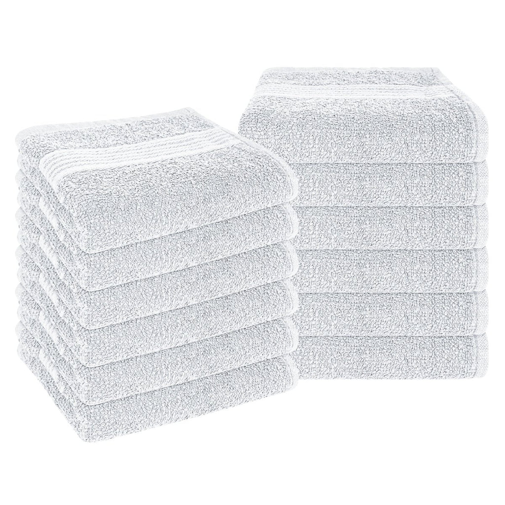 OLIVIA ROCCO Rhodes Towel White 100% Cotton Hotel Quality Soft Super Absorbent Hand Bath - Joe’s Haven