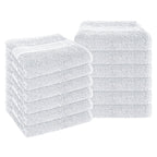 OLIVIA ROCCO Rhodes Towel White 100% Cotton Hotel Quality Soft Super Absorbent Hand Bath - Joe’s Haven