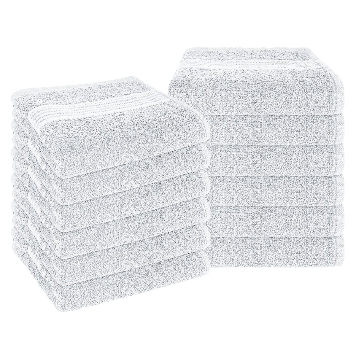 OLIVIA ROCCO Rhodes Towel White 100% Cotton Hotel Quality Soft Super Absorbent Hand Bath - Joe’s Haven