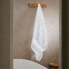 OLIVIA ROCCO Rhodes Towel White 100% Cotton Hotel Quality Soft Super Absorbent Hand Bath - Joe’s Haven