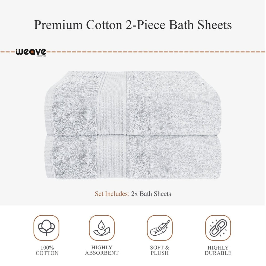 OLIVIA ROCCO Rhodes Towel White 100% Cotton Hotel Quality Soft Super Absorbent Hand Bath - Joe’s Haven