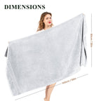 OLIVIA ROCCO Rhodes Towel White 100% Cotton Hotel Quality Soft Super Absorbent Hand Bath - Joe’s Haven