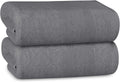 OLIVIA ROCCO Bath Sheets 500GSM Ultra Soft Super Absorbent Quick Dry Cotton White Grey Hotel - Quality Deep Fitted Easy - Care - Joe’s Haven