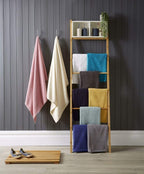 OLIVIA ROCCO Pack Of 4 Large Quick - Drying Indus Valley Cotton Bath Sheets 80x140cm - Joe’s Haven