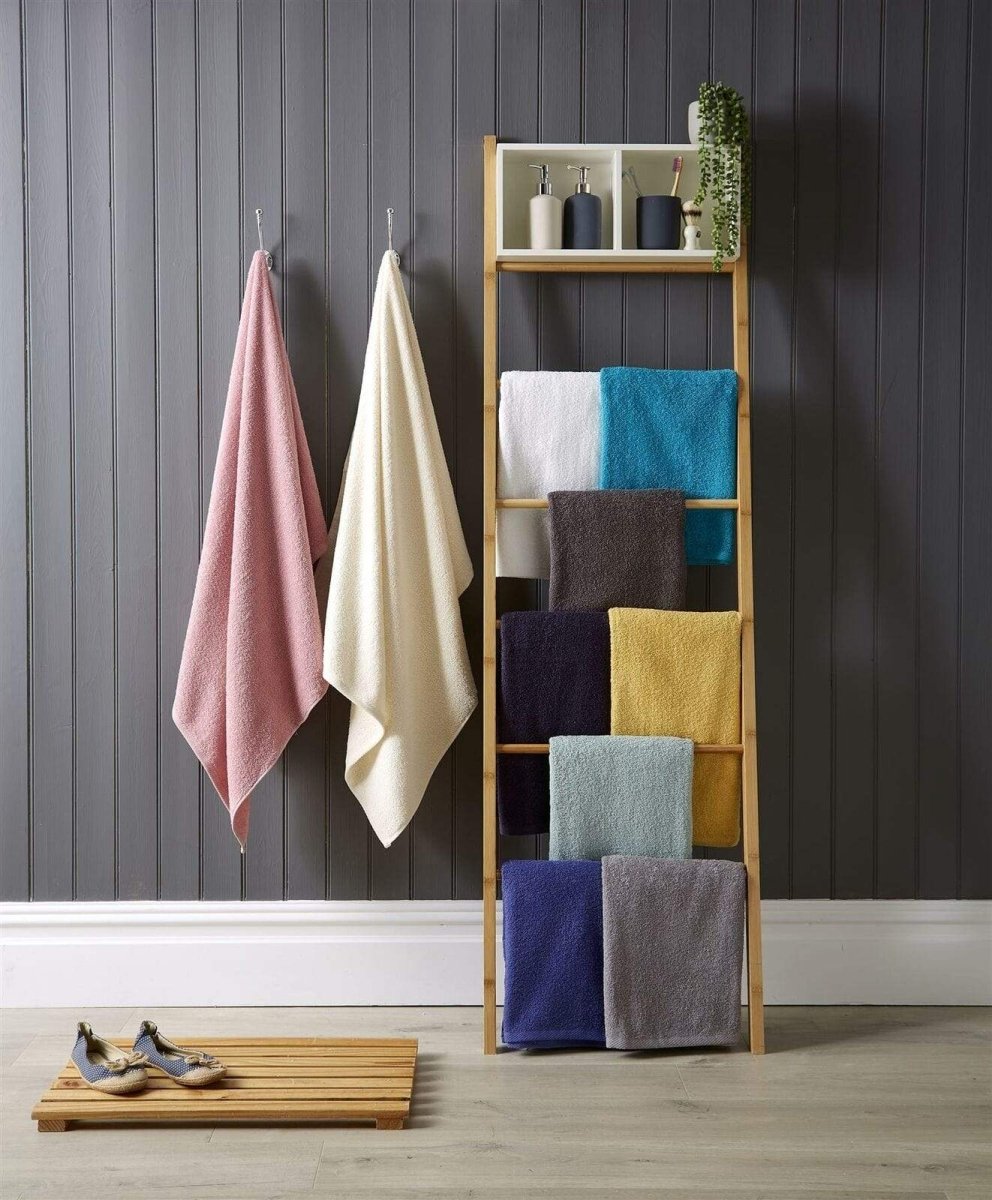 OLIVIA ROCCO Pack Of 4 Large Quick - Drying Indus Valley Cotton Bath Sheets 80x140cm - Joe’s Haven