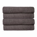OLIVIA ROCCO Pack Of 4 Large Quick - Drying Indus Valley Cotton Bath Sheets 80x140cm - Joe’s Haven