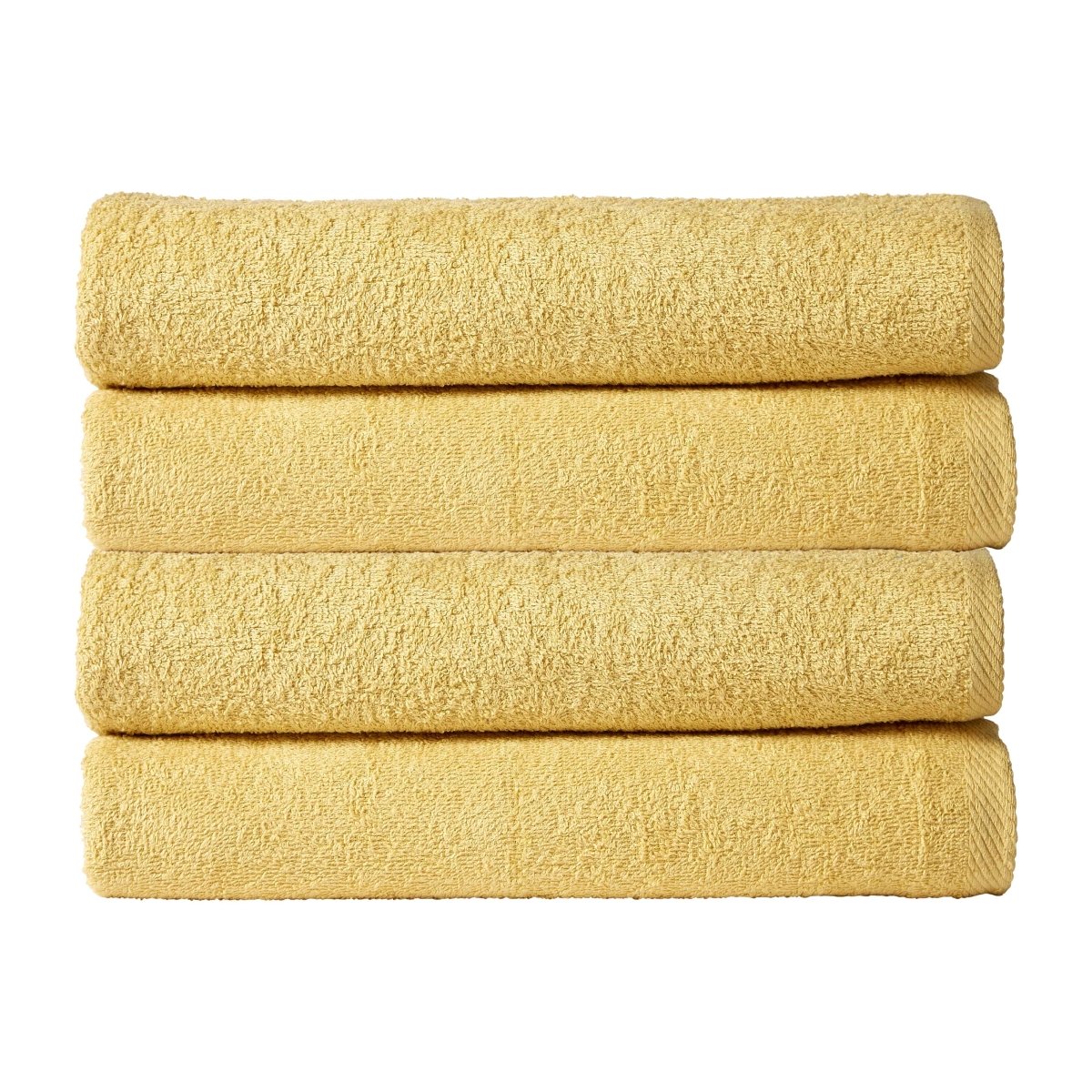 OLIVIA ROCCO Pack Of 4 Large Quick - Drying Indus Valley Cotton Bath Sheets 80x140cm - Joe’s Haven