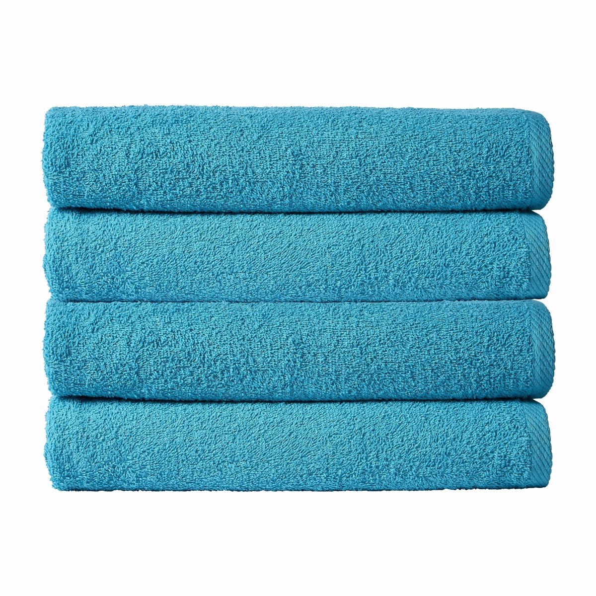 OLIVIA ROCCO Pack Of 4 Large Quick - Drying Indus Valley Cotton Bath Sheets 80x140cm - Joe’s Haven