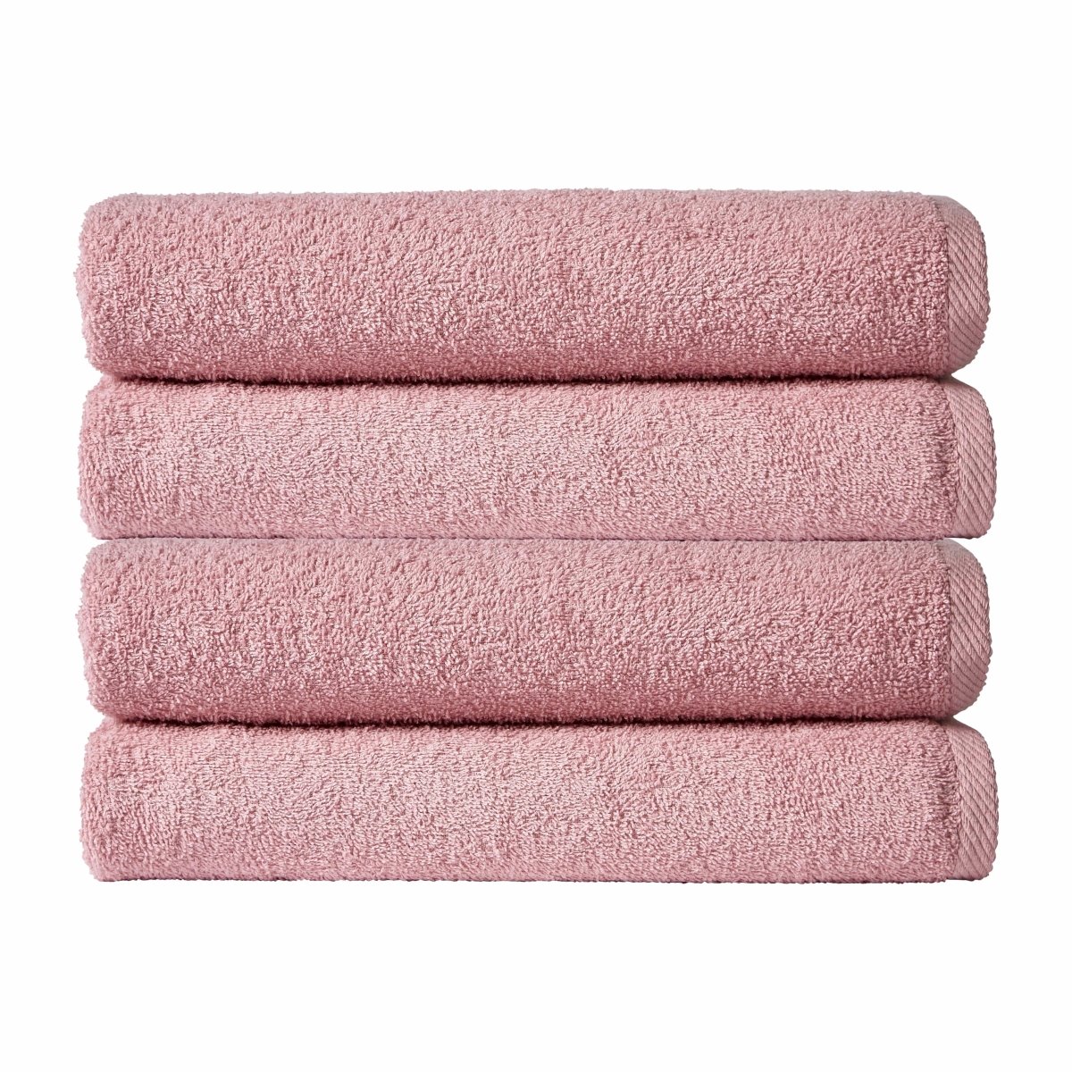 OLIVIA ROCCO Pack Of 4 Large Quick - Drying Indus Valley Cotton Bath Sheets 80x140cm - Joe’s Haven