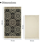 OLIVIA ROCCO 4 Piece Moroccan Towel Set 100% Cotton 500GSM High Absorbency Bath Towels - Joe’s Haven