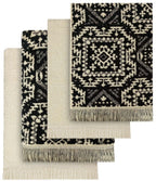 OLIVIA ROCCO 4 Piece Moroccan Towel Set 100% Cotton 500GSM High Absorbency Bath Towels - Joe’s Haven