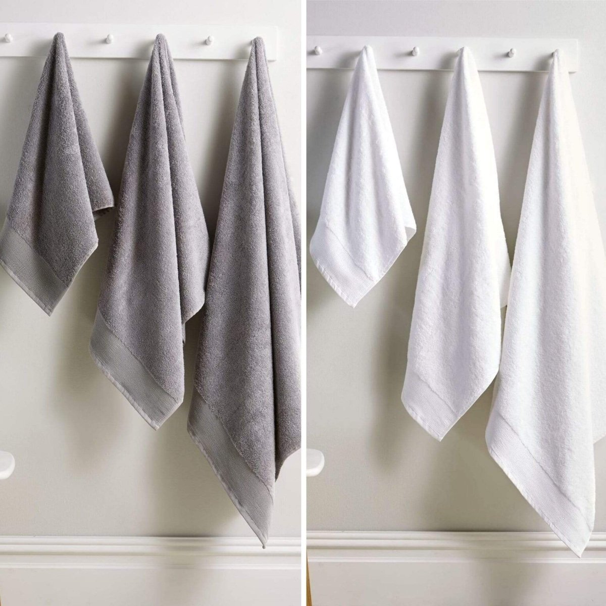 OLIVIA ROCCO Bamboo Cotton Luxury 600GSM Bath Towels Eco Friendly Highly Absorbent - Joe’s Haven