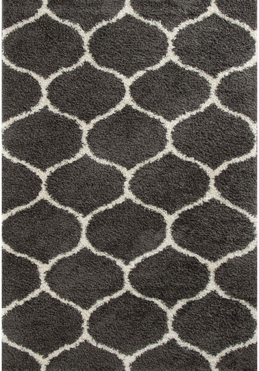 Moroccan Dark Grey Shaggy Rug | 640 - Joe’s Haven
