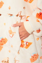 Oversized Hooded Reversible Sherpa Plush Fleece Hoodie - Joe’s Haven