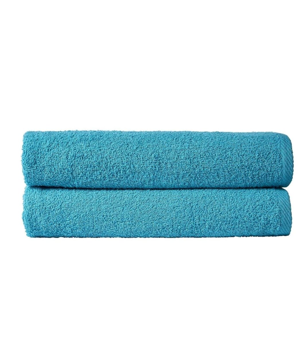 Pack of 2 Large Quick - Drying Lightweight Cotton Bath Sheets - Joe’s Haven