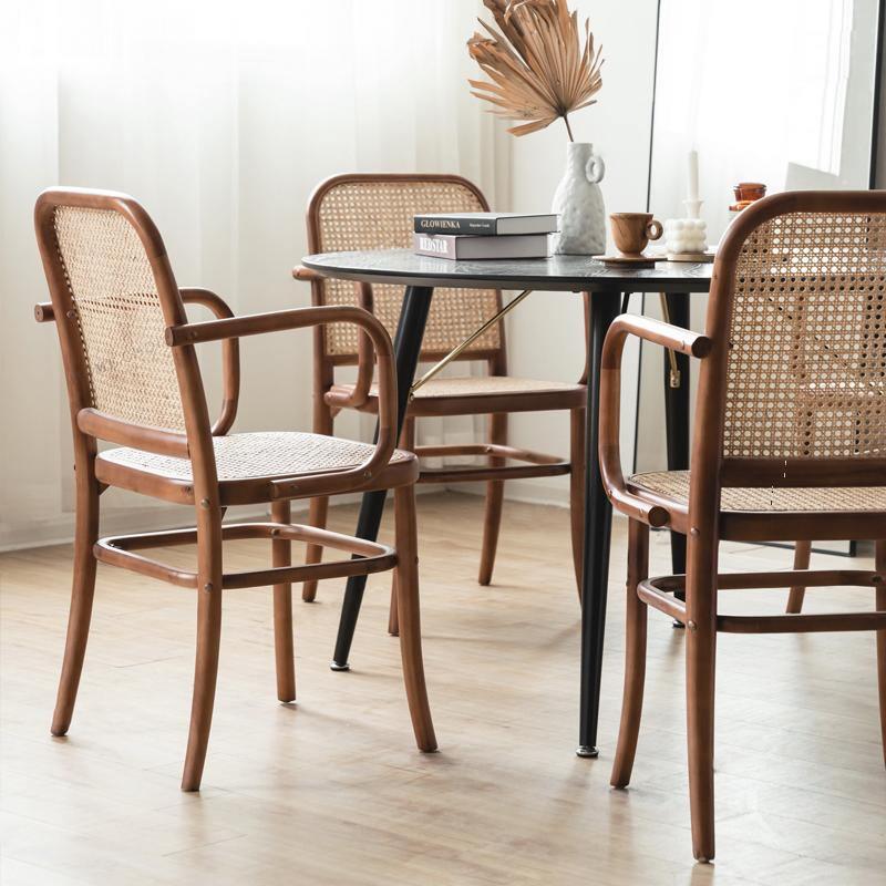 Paris G04 Rattan Dining Chair, Walnut - Joe’s Haven