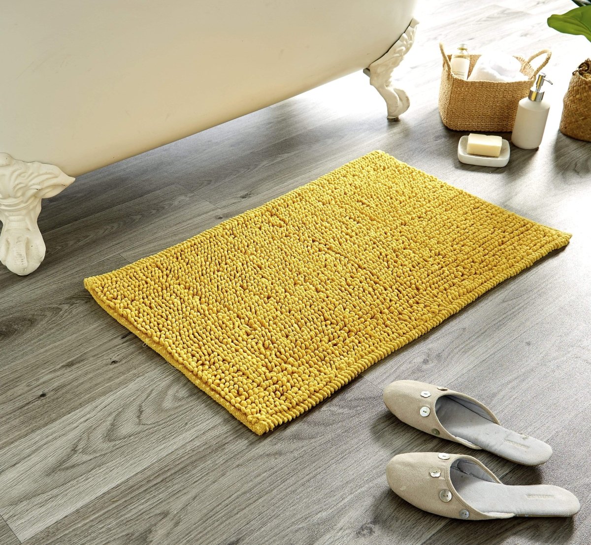 Pebbles Micro Bobble Eco - Friendly Pure Indian Cotton Hand - Woven Bath Mat - Joe’s Haven