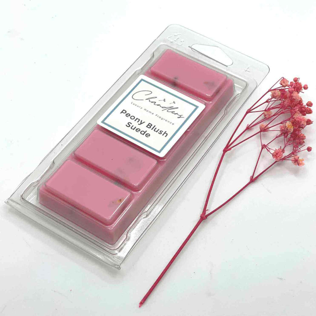 Peony & Blush Suede Wax Melt Snapbar