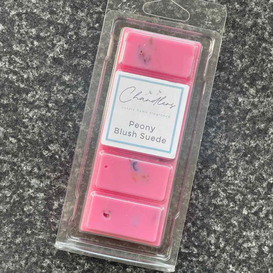 Peony & Blush Suede Wax Melt Snapbar