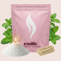 Peppermint Scented Pearled Candle - Joe’s Haven