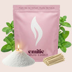 Peppermint Scented Pearled Candle - Joe’s Haven