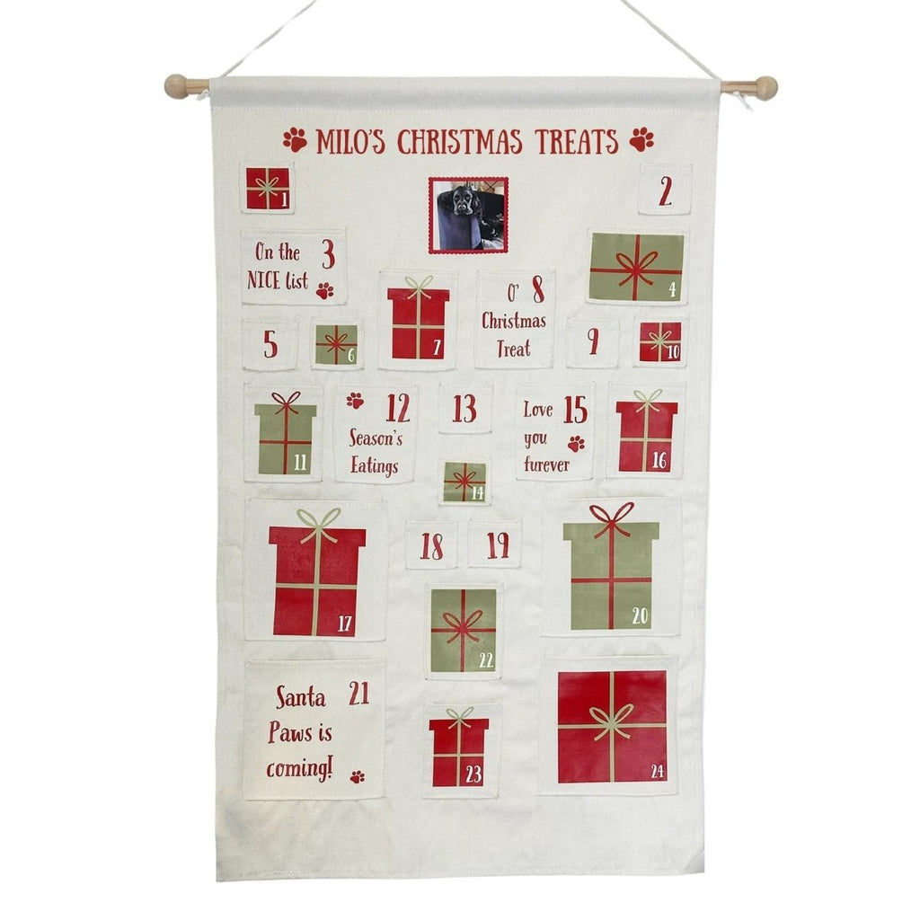 Personalised pet advent calendar - Custom dog advent calendar - Joe’s Haven